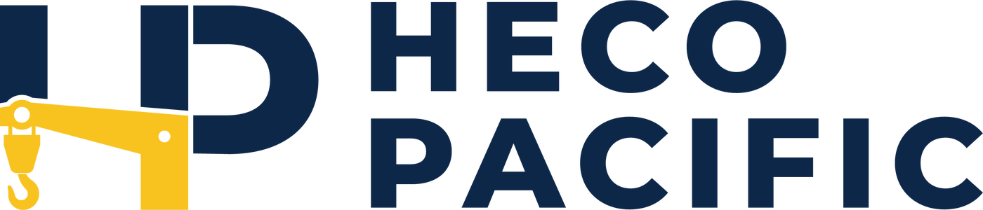 Heco Pacific logo, with clear space