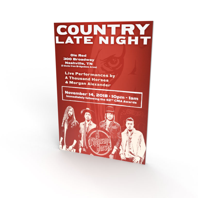 Country Late Night Poster