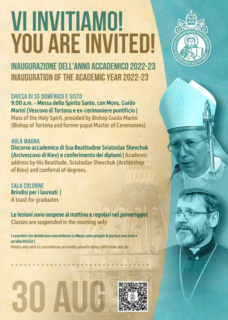 Inauguration, Angelicum