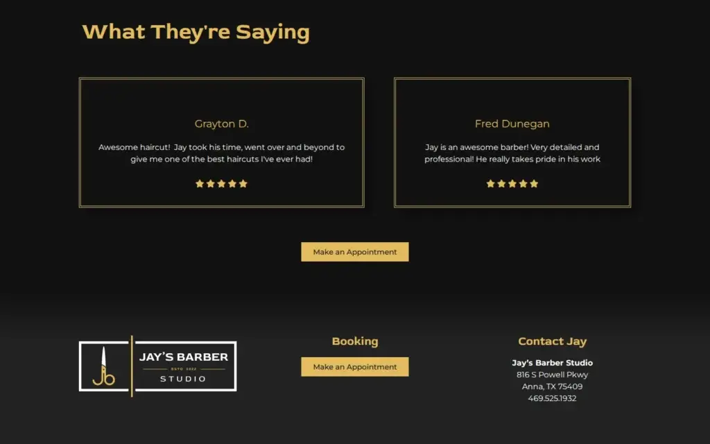Jay’s Barber Studio