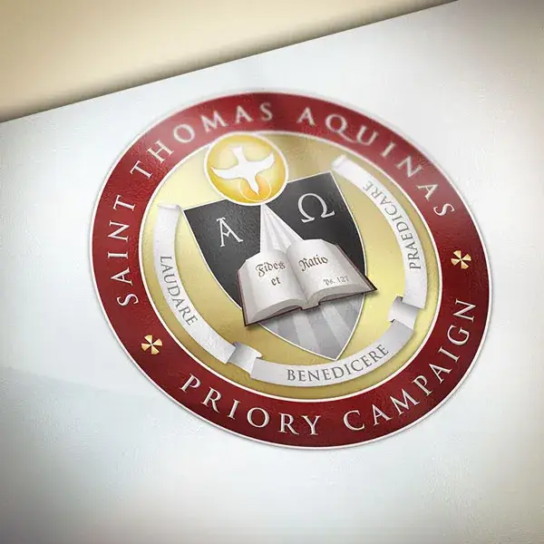 St. Thomas Aquinas Priory · Capital campaign seal
