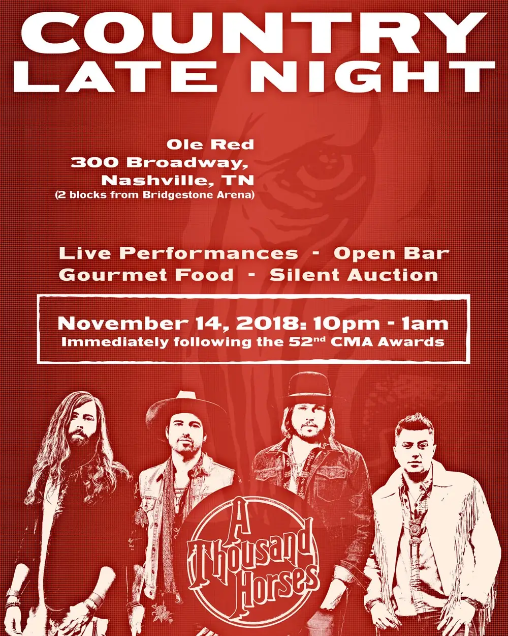 Country Late Night Poster