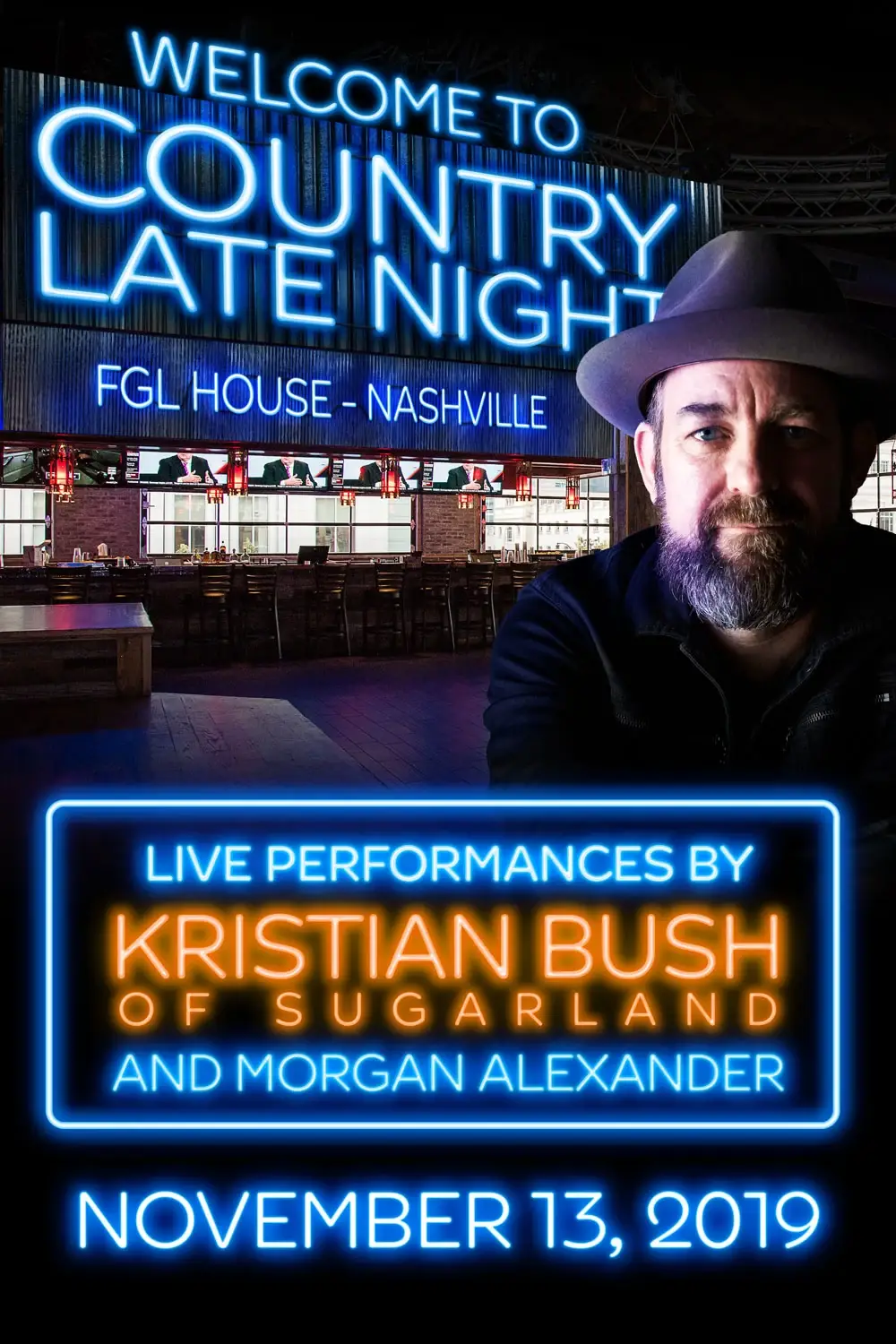 Country Late Night Poster