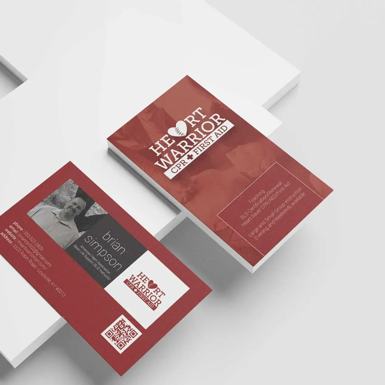 Heart Warrior Business Cards