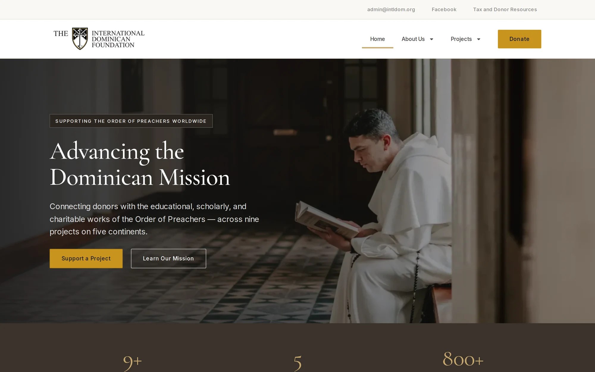 International Dominican Foundation home page